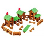 Casute modulare din lemn reconstruibile Maxim 300 piese Log Homes